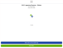 Tablet Screenshot of oecjapaneseclinton.com